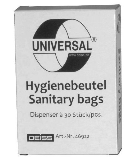 Hygienebeutel Universal Karton 25 x 30 Stk.